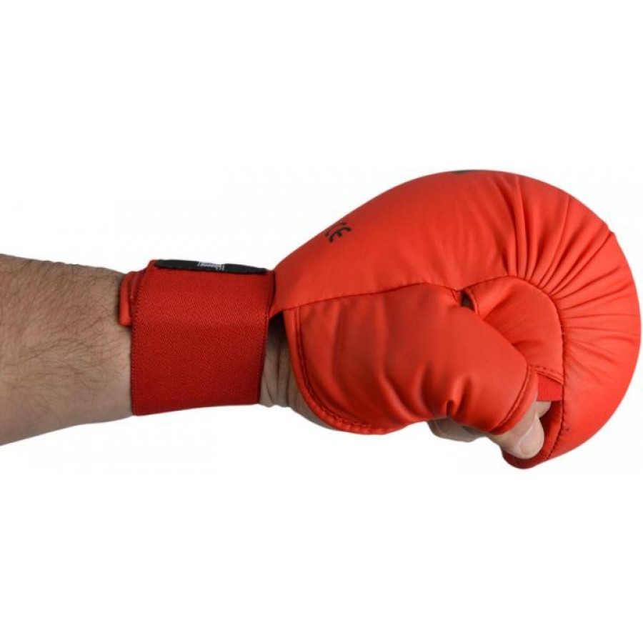Перчатки для карате с защитой большого пальца с лицензией WKF