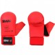 Перчатки для карате с защитой большого пальца с лицензией WKF