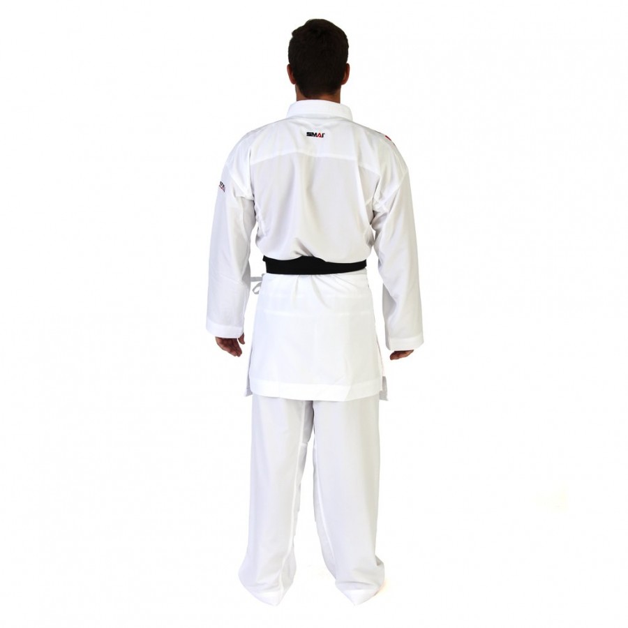 Кимоно для каратэ "JIN KUMITE GI ELITE" с лицензией WKF (синие полосы на плечах)
