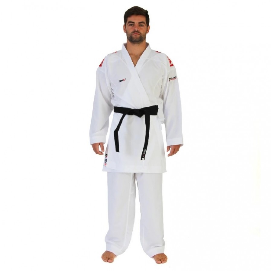 Кимоно для каратэ "JIN KUMITE GI ELITE" Premier League (красные полосы на плечах)