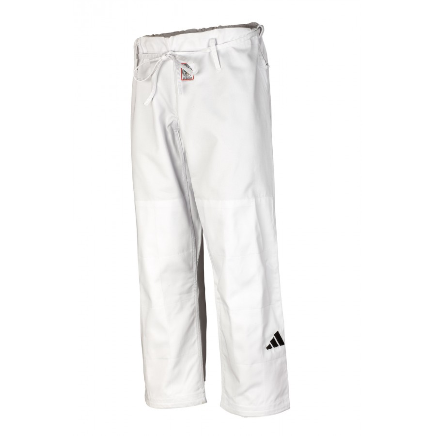 Кимоно для дзюдо Champion III с лицензией IJF | белый/черные полосы | ADIDAS  J-IJF-2