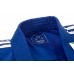 Кимоно для дзюдо Adidas серии Club с серебряными полосами на плечах | синее | Adidas J350BP