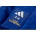 Кимоно для дзюдо Adidas серии Club с серебряными полосами на плечах | синее | Adidas J350BP