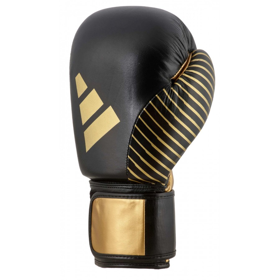 Перчатки с лицензией Wako для бокса и кикбоксинга | черно/золотой | ADIDAS adiKBWKF200