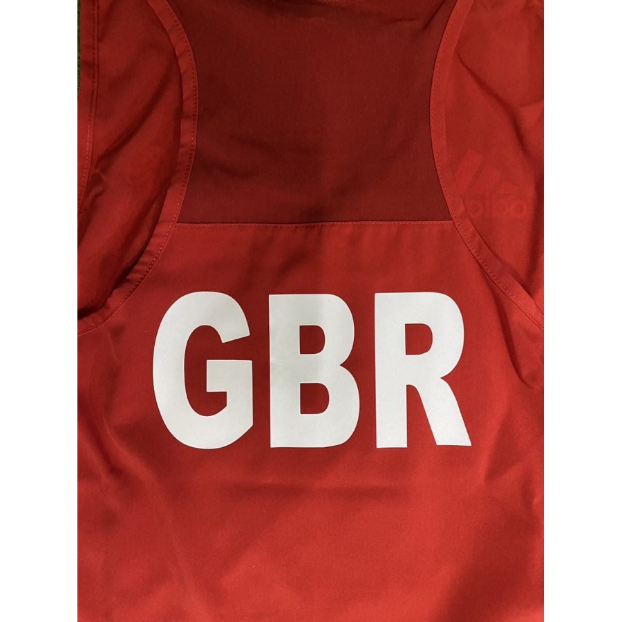 Женская форма для занятий боксом Olympic Woman GBR шорты-юбка + майка | красная | ADIDAS ADIAIBA20TW\ADIAIBA20SKW