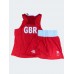 Женская форма для занятий боксом Olympic Woman GBR шорты-юбка + майка | красная | ADIDAS ADIAIBA20TW\ADIAIBA20SKW