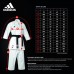 Кимоно для ката Adidas Shori с красными полосами на плечах | белый |Adidas K999ST
