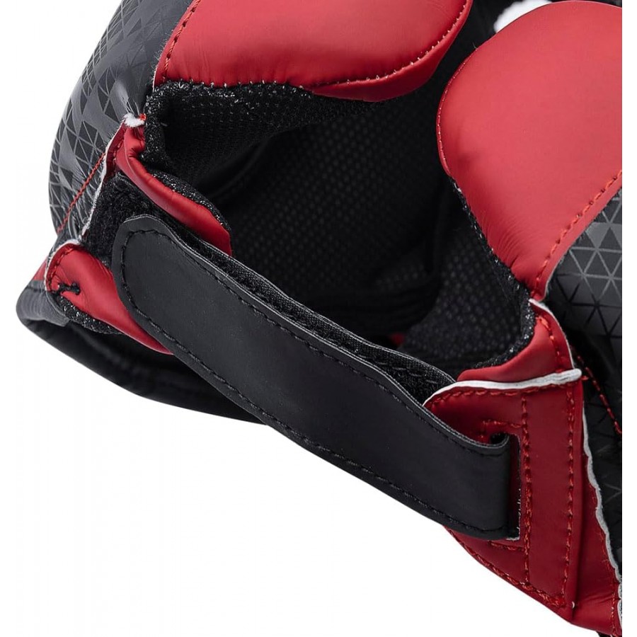 Шлем боксерский Adidas Combat 50 | черно/красный | ADIC50HG ADIDAS