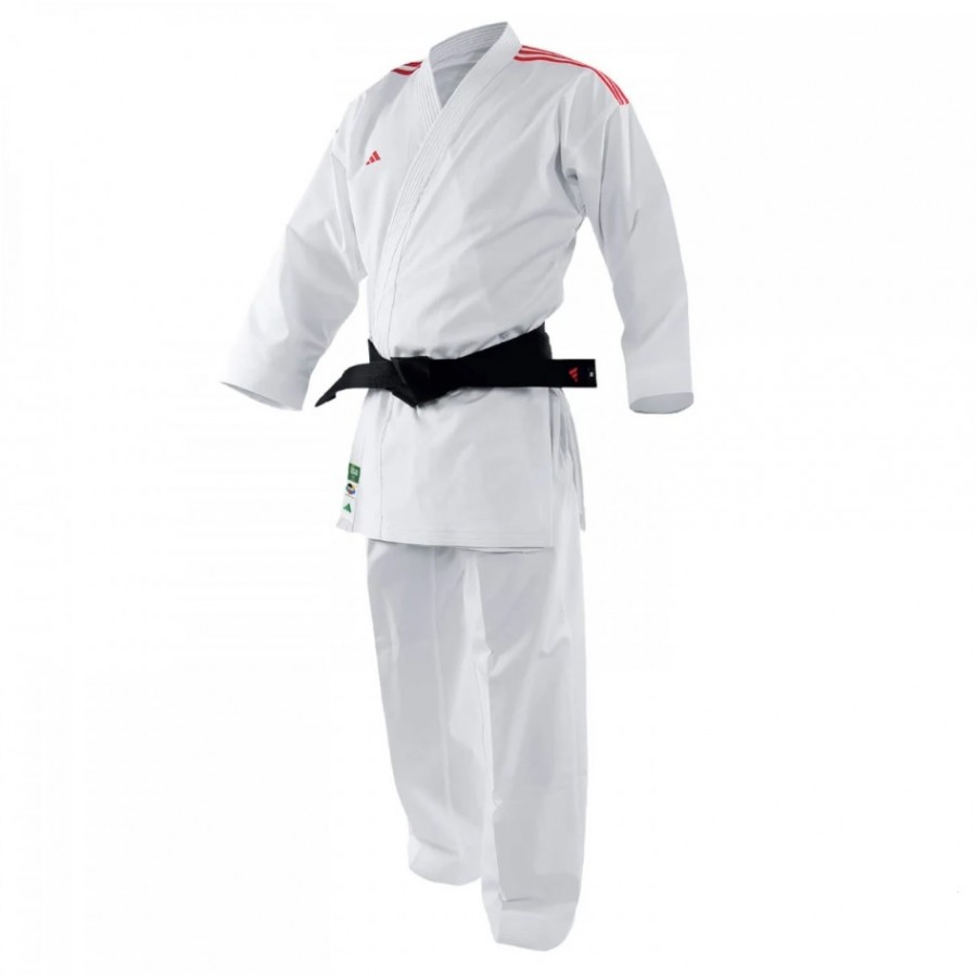 Комплект кимоно Adidas Fighter Slim Fit (2 куртки и 1 штаны) | белый | Adidas K220DNAKIT