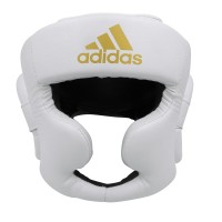 Шолом боксерський Speed ??Super Pro Training Extra Protect | біло/золотий | ADIDAS ADISBHG041