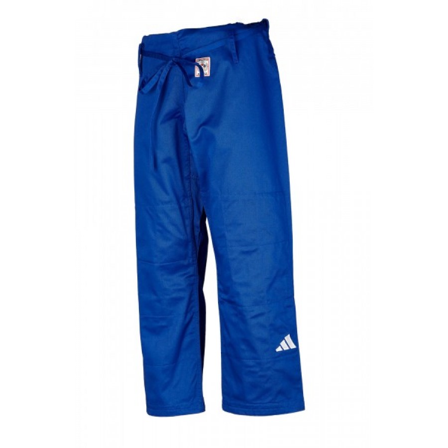 Кимоно для дзюдо Champion III Slim Fit с лицензией IJF | синий/белые полосы | ADIDAS  J-IJFB-1