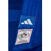 Кимоно для дзюдо Champion III Slim Fit с лицензией IJF | синий/белые полосы | ADIDAS  J-IJFB-1
