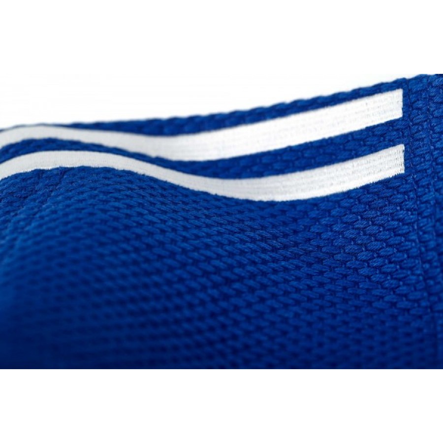 Кимоно для дзюдо Champion III Slim Fit с лицензией IJF | синий/белые полосы | ADIDAS  J-IJFB-1