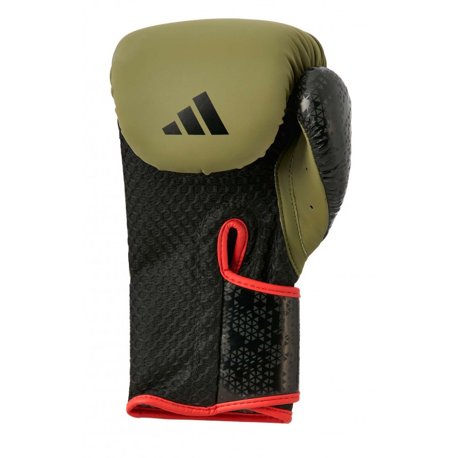 Боксерские перчатки Adidas Combat 50 | зелено/черные | ADIDAS ADIC50TG