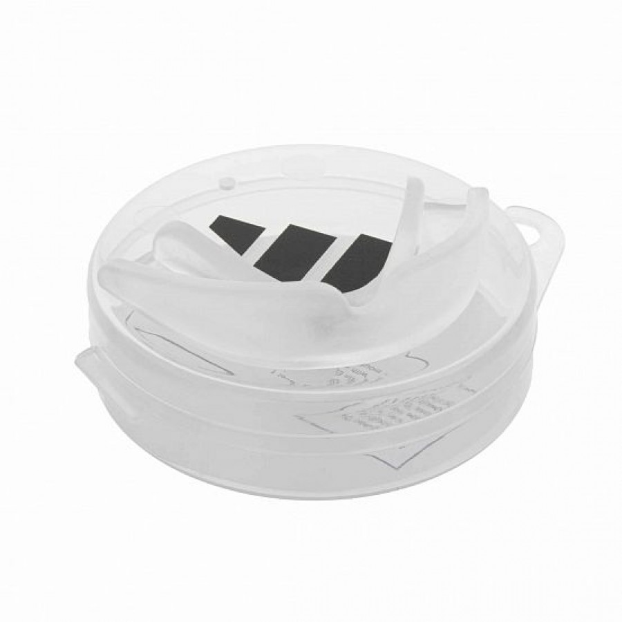 Капа Adidas Single Mouth Guard однорядная детская | прозрачная | Adidas ADIBP09