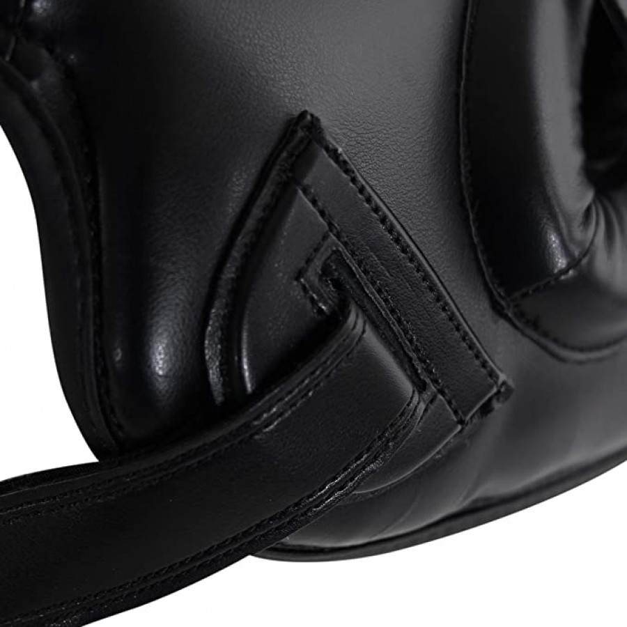 Шлем боксерский Pro Full Protection с бампером |черно/белый|Adidas ADIBHGF01