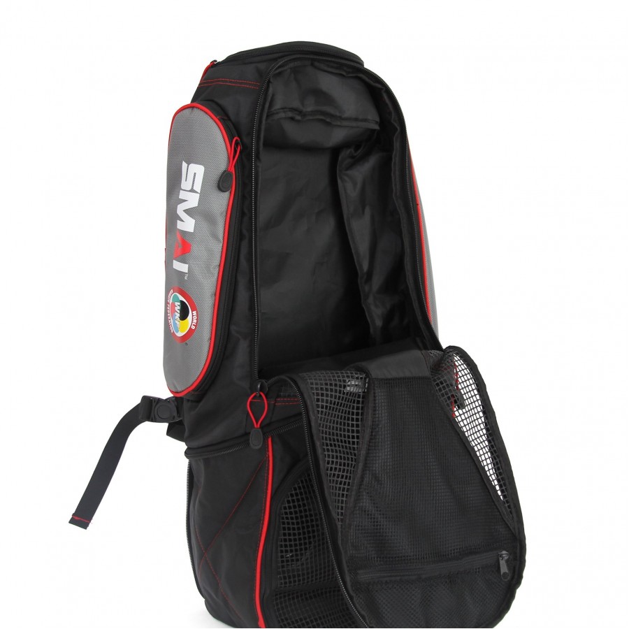 Рюкзак WKF PERFORMANCE BACKPACK | черно-красный | SMAI BP-PER1