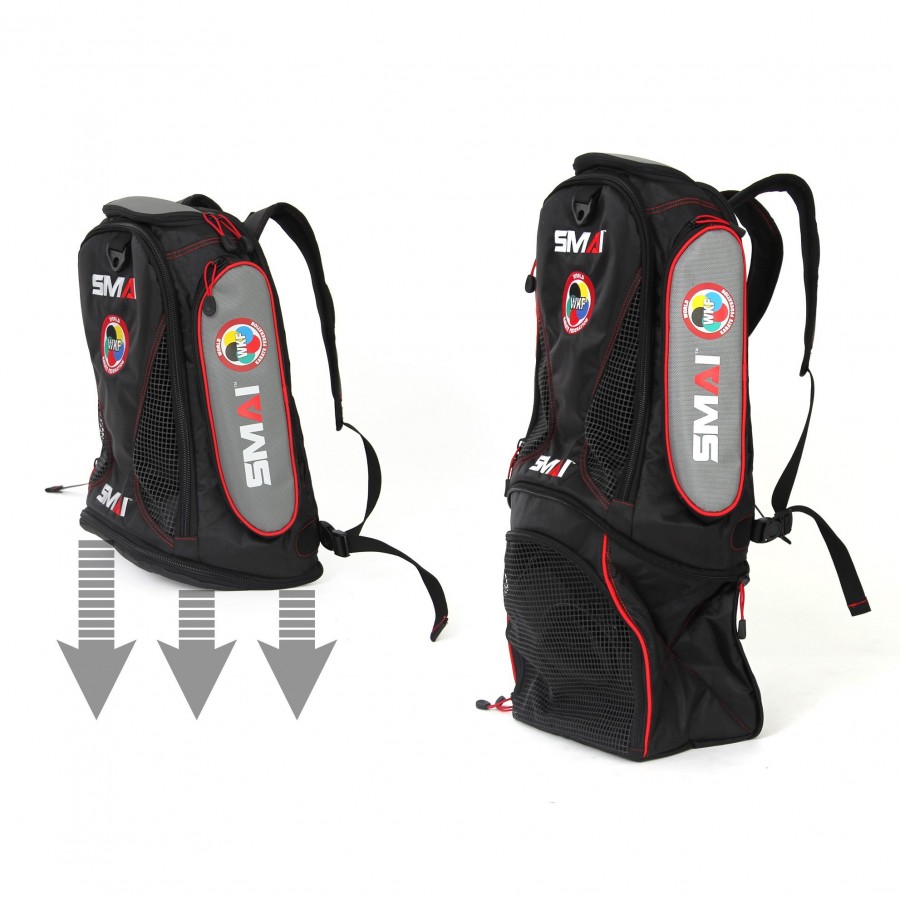 Рюкзак WKF PERFORMANCE BACKPACK | черно-красный | SMAI BP-PER1