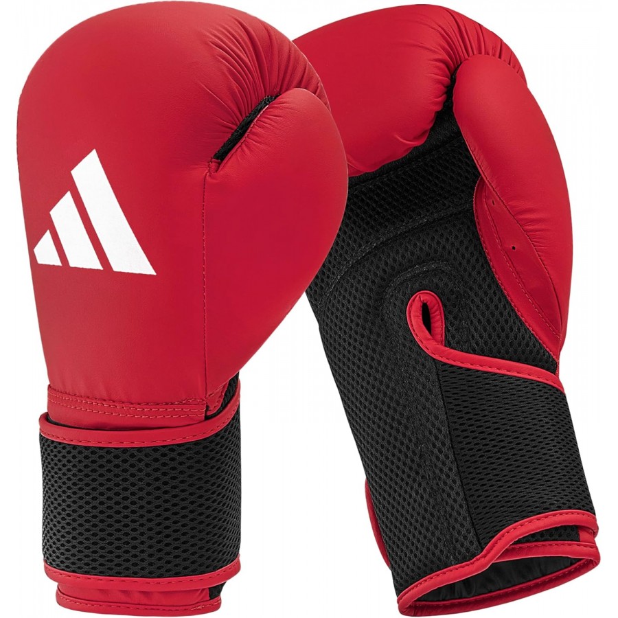 Боксерские перчатки "Hybrid 25" | красно/черный | ADIDAS ADIH25
