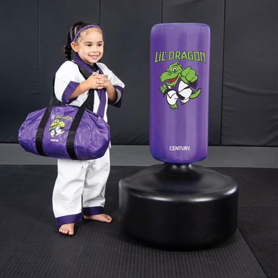 Мешок боксерский напольный CENTURY Little Dragon Kid Kick Wavemaster фиолетовый (101531)