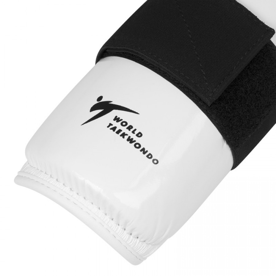 Защита голени для Тхеквондо с лицензией WT | белая | ADIDAS ADITSP01