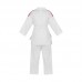 Кимоно для дзюдо Adidas серии Club с красными полосами на плечах | белое | J350P