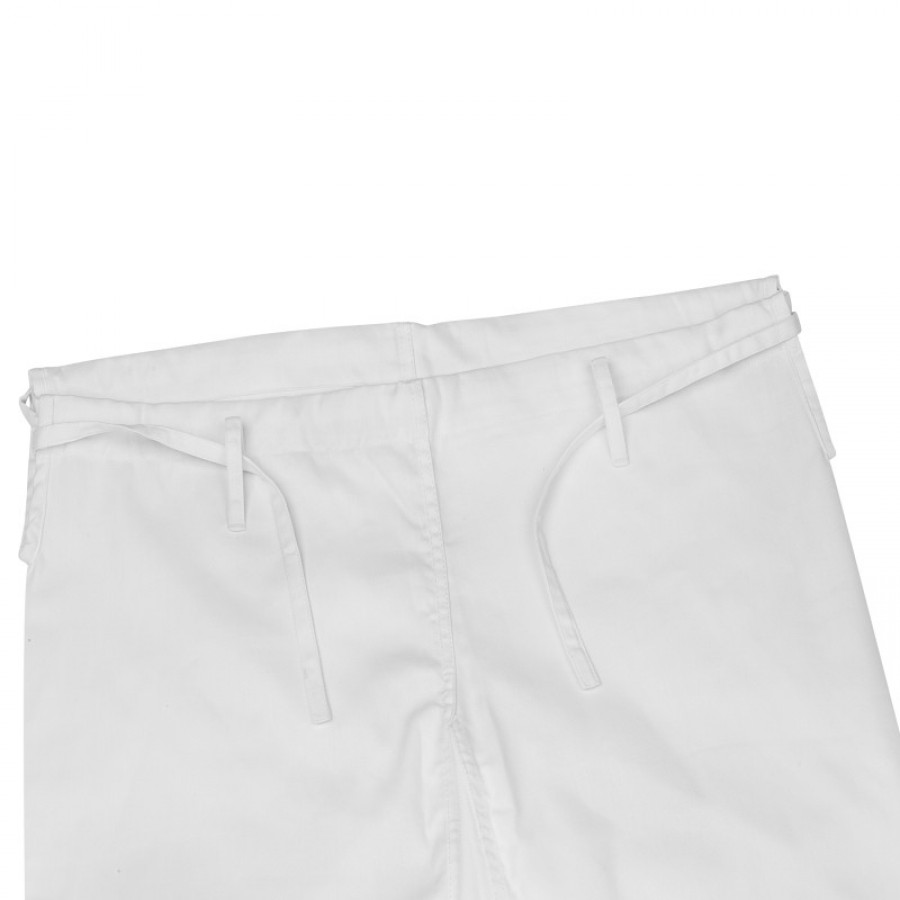 Кимоно для дзюдо Adidas серии Club с красными полосами на плечах | белое | J350P
