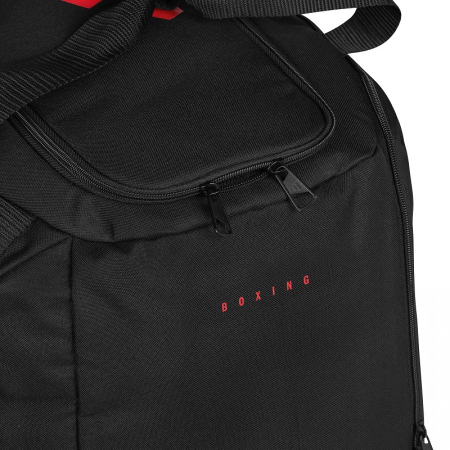 Сумка-рюкзак Adidas Duffle Bag с логотипом Boxing | черный/красный | BADUM01BX