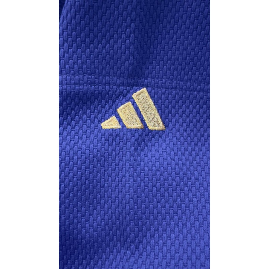 Кимоно для дзюдо Champion III Olympic с лицензией IJF | синий/золотой логотип | ADIDAS  J-IJFB3-L