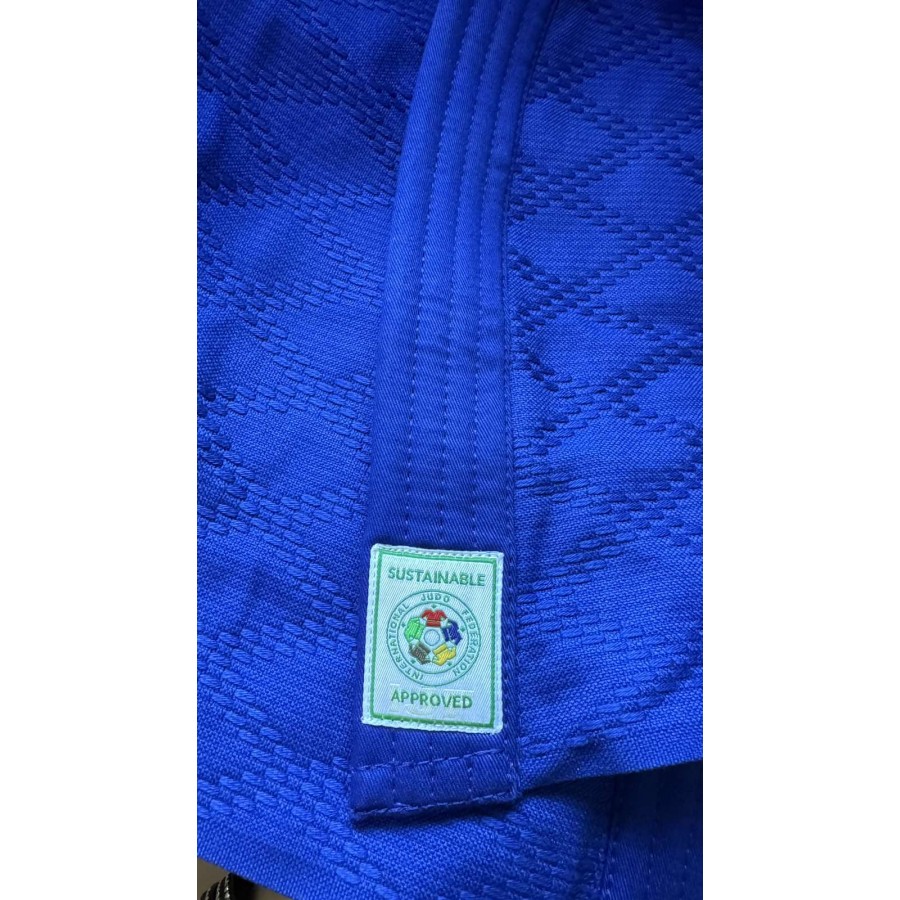 Кимоно для дзюдо Champion III Olympic с лицензией IJF | синий/золотой логотип | ADIDAS  J-IJFB3-L