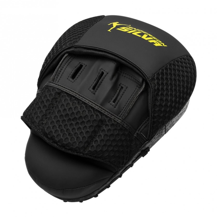 Лапы ADIDAS X ANDERSON SILVA 50 | черно/желтый | ADIAS50FM
