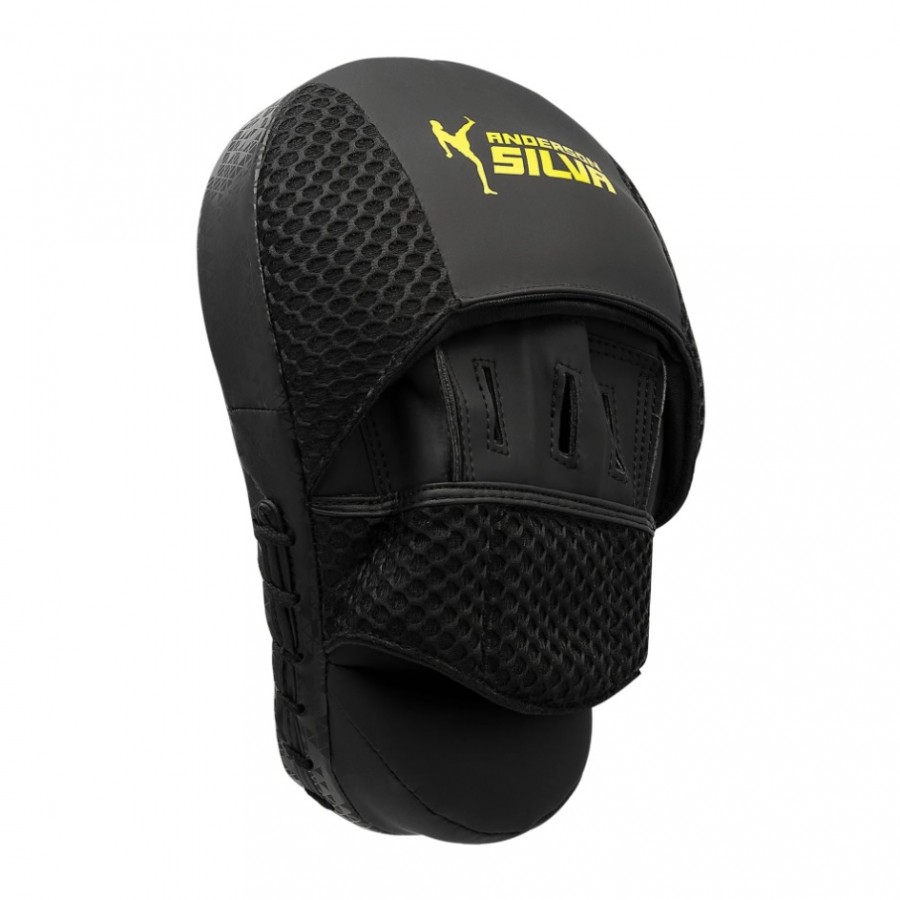 Лапы ADIDAS X ANDERSON SILVA 50 | черно/желтый | ADIAS50FM