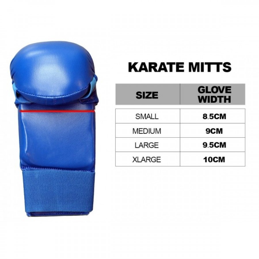 Перчатки для каратэ с лицензией WKF | синий | ADIDAS 661_22_20