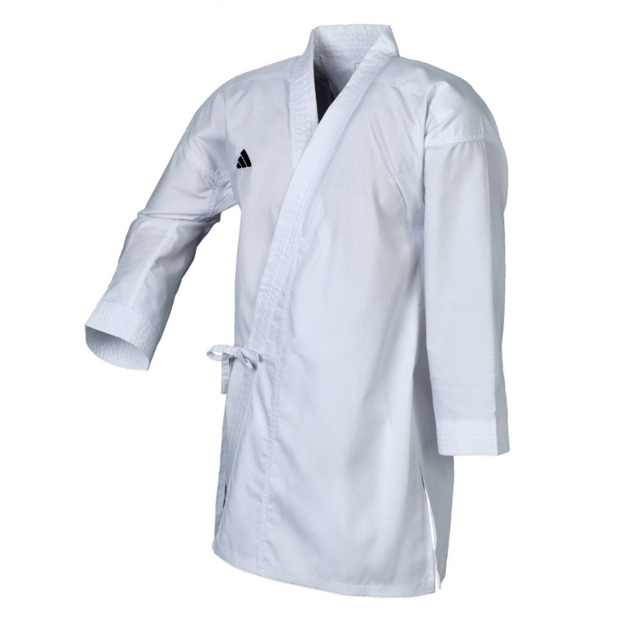 Кимоно для карате Adidas Fighter Slim Fit с лицензией WKF | белое | K220DNAWKF