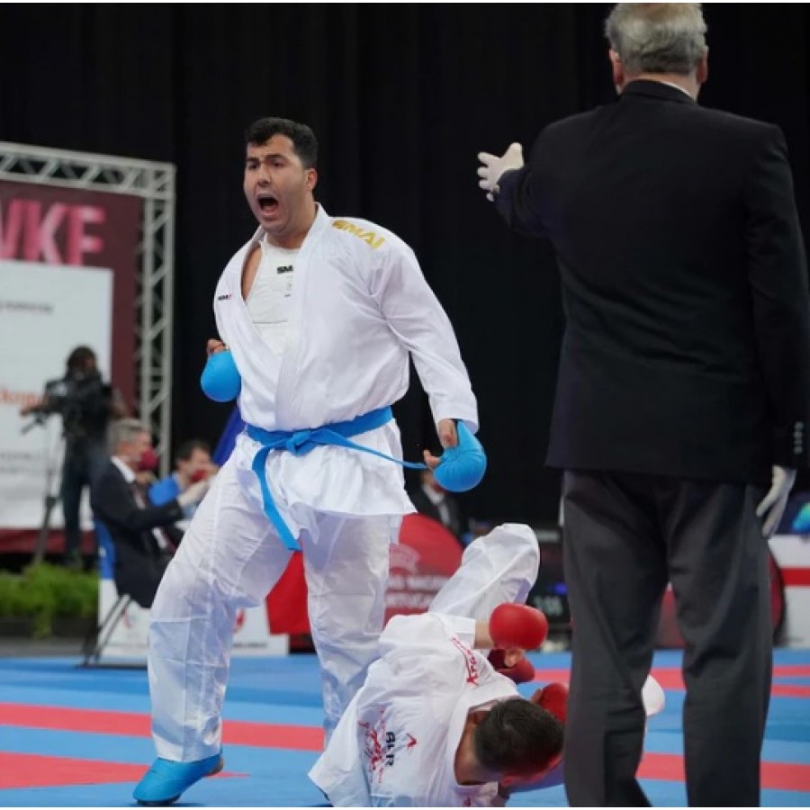 Защита туловища с лицензией WKF | Белая| SMAI BP
