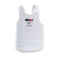 Защита туловища с лицензией WKF | Белая| SMAI BP