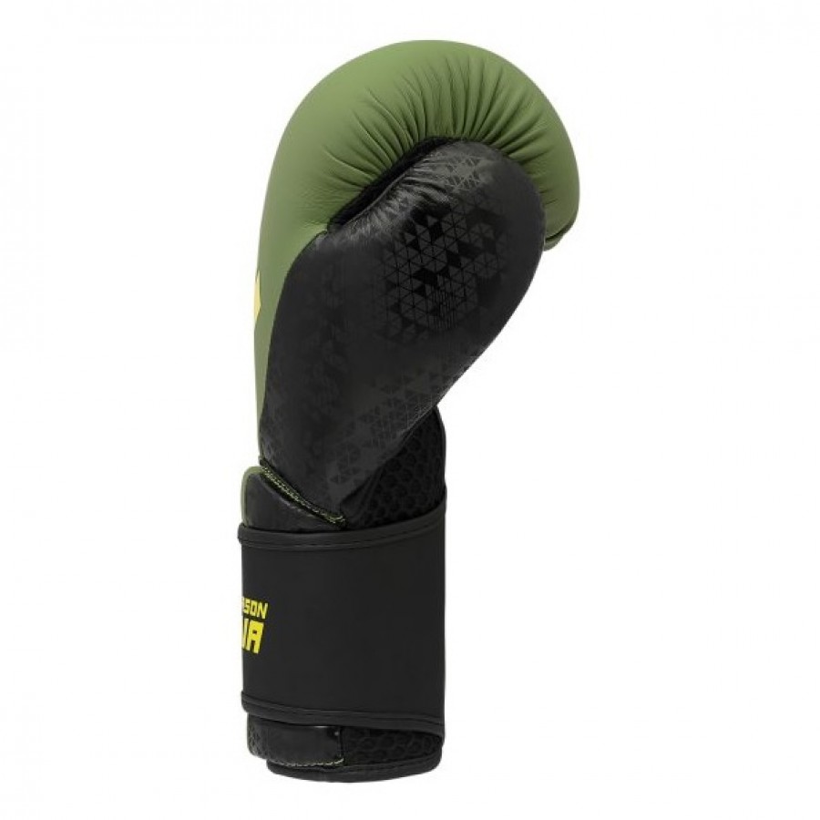 Боксерские перчатки ADIDAS X ANDERSON SILVA 50 | зеленый/черно/желтый | ADIDAS ADIAS50TG