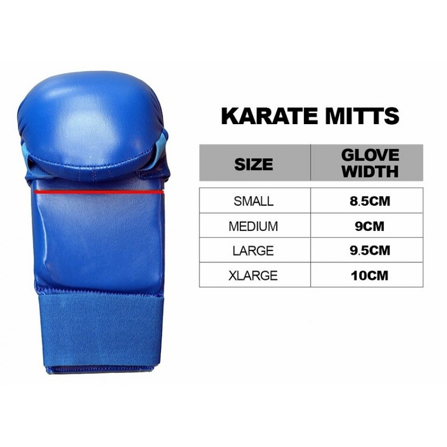 Перчатки для карате WKF | красный | ADIDAS 661.22