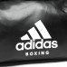 Дорожная сумка на колесах с белым логотипом Boxing | черная | ADIDAS ADIACC056B