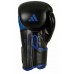 Боксерские перчатки Adidas "Hybrid 80" | черно/синие | ADIH80