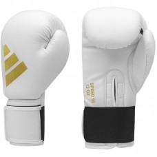 Боксерские перчатки Adidas "Speed 50" | белый/золотой | ADIDAS ADISBG50