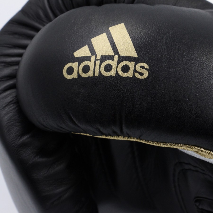 Боксерские перчатки Speed 501 Adispeed Strap up | черно-серебро-золото | ADIDAS ADISBG501PRO