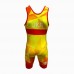 Костюм для борьбы (трико) UWW | желтый | ADIDAS 1633RED V1