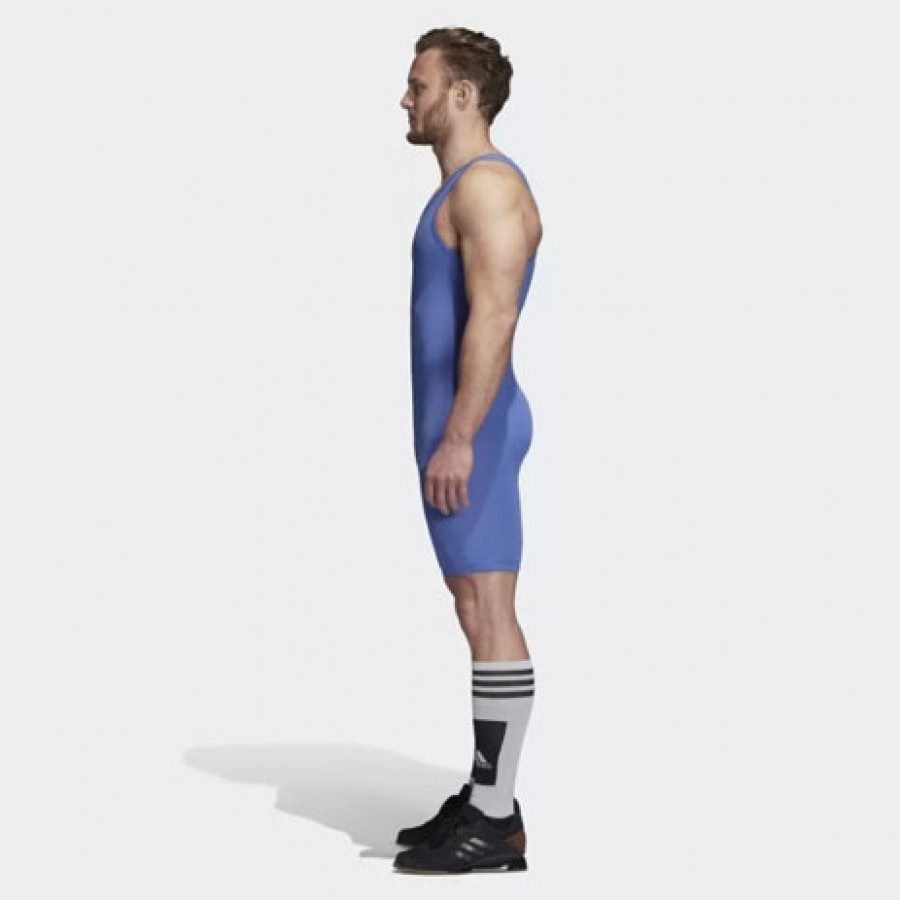 Костюм для тяжелой атлетики PowerLiftSuit | синий | ADIDAS CW5646