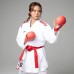 КИМОНО ДЛЯ КАРАТЭ INAZUMA GI с красной вышивкой на плечах | БЕЛОЕ | SMAI U-INAZ 