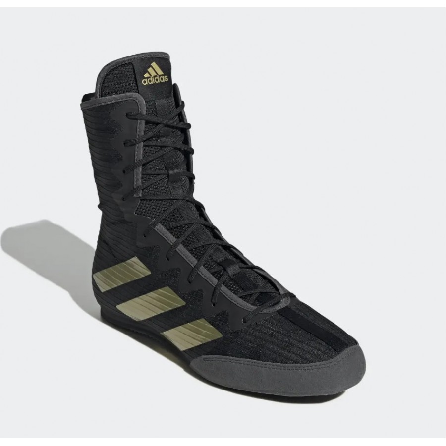Обувь для бокса (боксерки) Box Hog 4 | черно/золотой | ADIDAS GZ6116