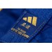 Кимоно для дзюдо Adidas серии Club с золотыми полосами на плечах | синее | Adidas J350BP