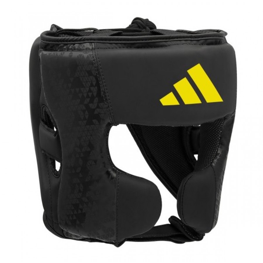 Шлем боксерский ADIDAS X ANDERSON SILVA 50 | черно-желтый | ADIDAS ADIAS50HG