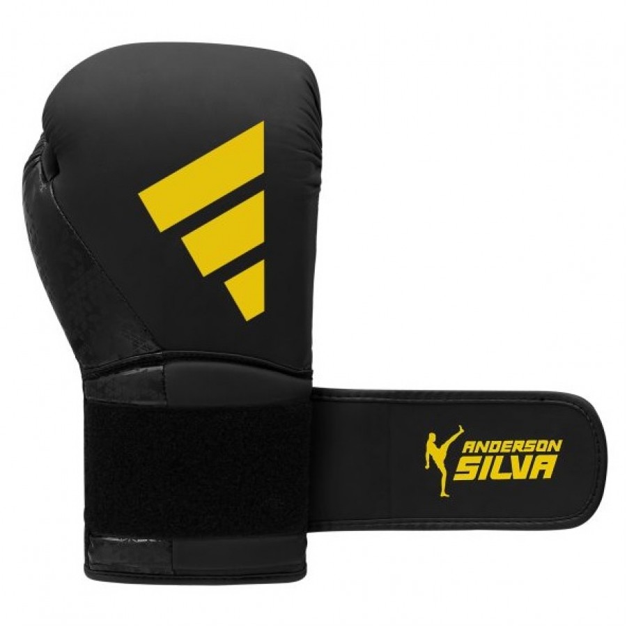 Боксерские перчатки ADIDAS X ANDERSON SILVA  50 | черно/желтый | ADIDAS ADIAS50TG