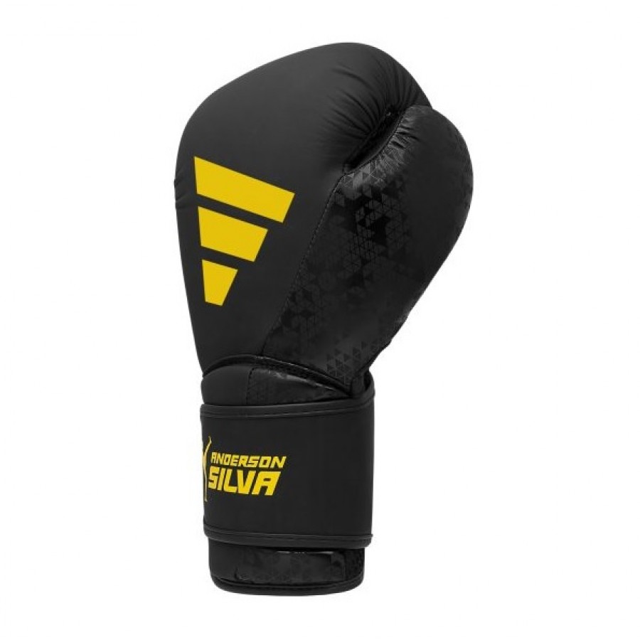 Боксерские перчатки ADIDAS X ANDERSON SILVA  50 | черно/желтый | ADIDAS ADIAS50TG